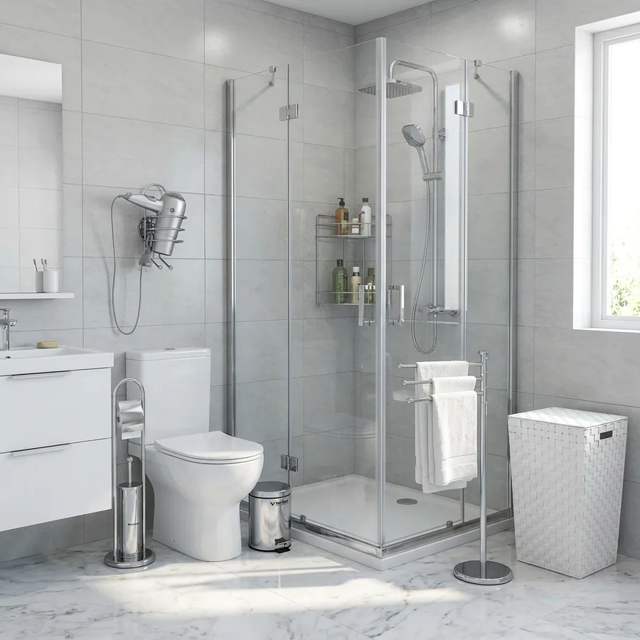 Assortimento illustrativo per bagno