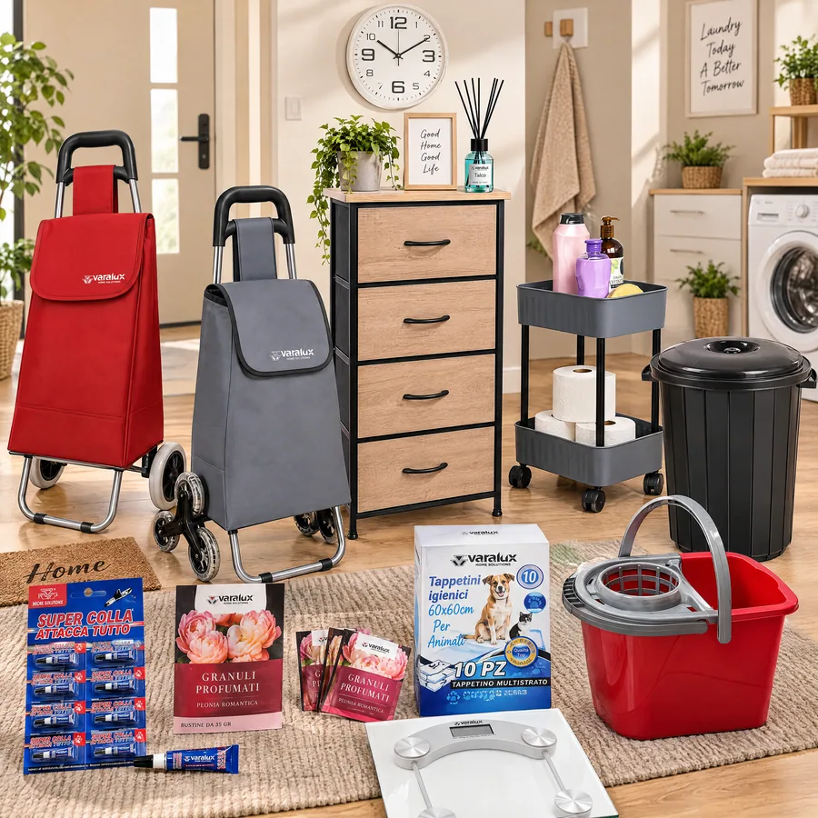 Assortimento illustrativo per casa