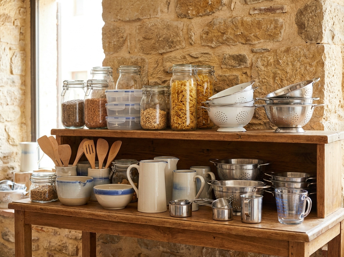 Assortimento illustrativo per cucina
