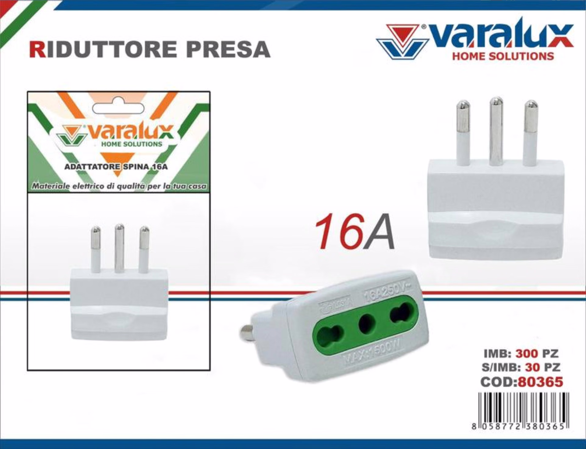 Riduttore presa 16A